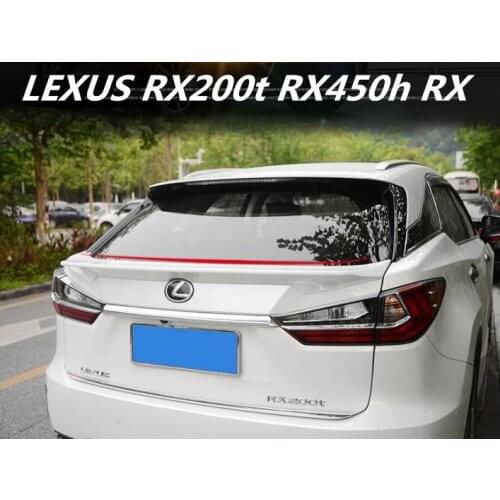 High quality ABS Paint Car Rear Trunk Lip Spoiler Wing Fits For LEXUS RX200t RX450h RX 2016 2017