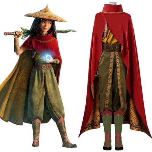 Raya and The Last Dragon Raya Cosplay Costume Outfits Halloween Carnival Suit