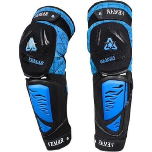 Blue Motorcycle Knee Pads Motorbike Aramid Motocross Equipment Motos Racing Body Armor Gurads Protect Gears Knee Pads Summer