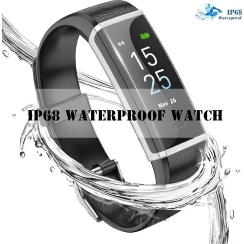 IP68 Waterproof Smart Watch Men Fashion Sports Smart Bracelet Women Heart Rate Blood Pressure Monitor Pedometer for Android iOS
