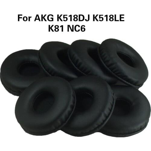 Replacement Ear Pads for AKG K518DJ K518LE High Quality Soft Memory Foam Earpads Cushions for K81 NC6 Headphones