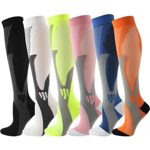 Sports Compression Socks for Men and Women, Outdoor Sports Socks for Crawl, Rope Climbs and Half Marathons