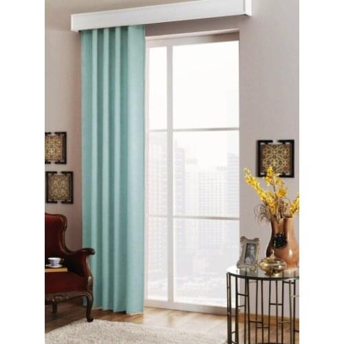 Height Pure Color Window Blackout Curtain Thickened Shading for Living Room Bedroom Luxury Curtains
