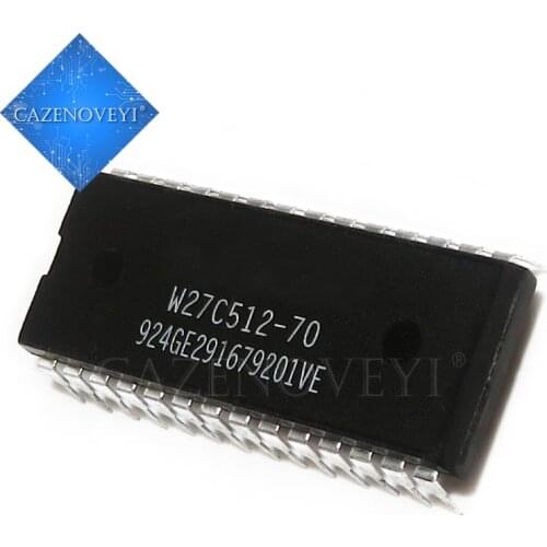 1pcs/lot W27E512-12 W27C512-45Z W27C512-45 27C512 DIP-28 In Stock