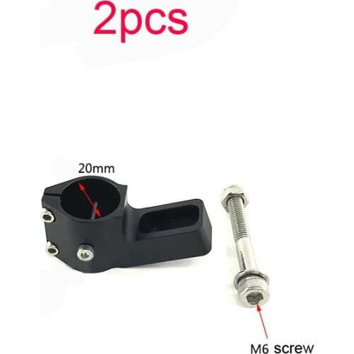 2PCS Aluminum 20mm Medicine Box Fixture Holder Mount Clip Clamp Tripod Tank Fixed Connector Joint for RC Plant UAV Multicopter