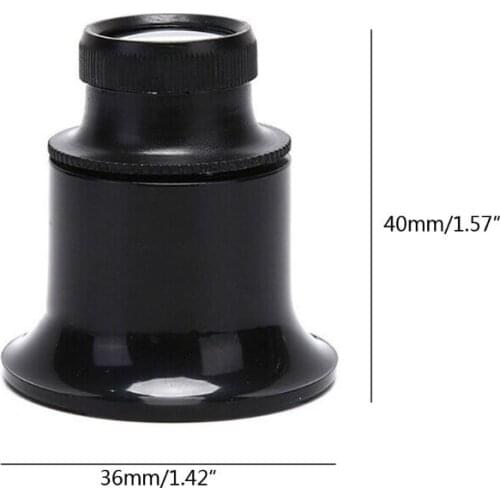 20X Jewelers Eye Loupe Loop Magnifier Magnifying Glass Watchmakers Jewelry Tools