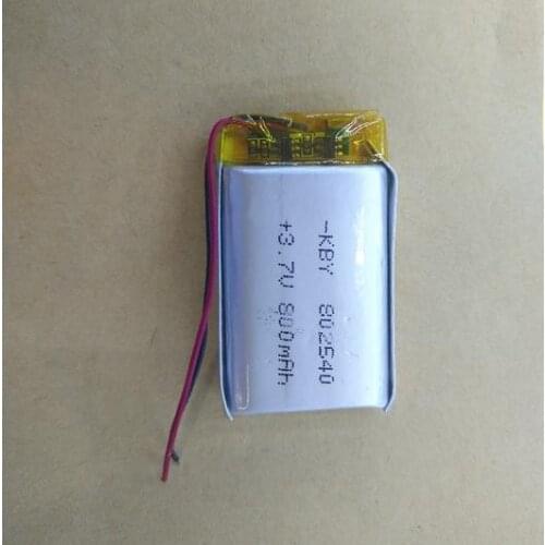 3.7V polymer lithium battery 802540 800MAH traffic recorder, Bluetooth audio