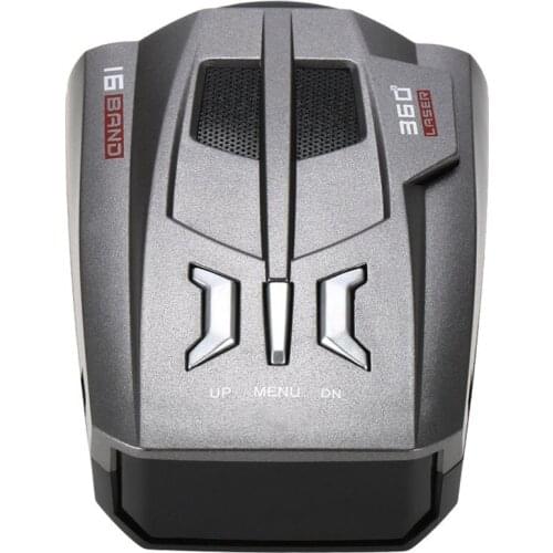 360 degree 16 Band USB Scanning LED Radar Detector Laser Auto Car Speed Testing System