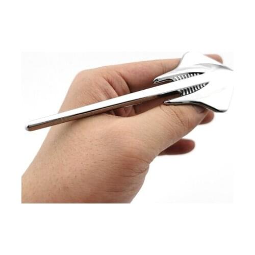 3D Silver Metal WStingray Logo Decal Auto Emblem Motorcycle Badge Sticker Car Accessories