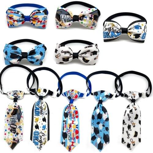 50/100pcs Pet Graduation Bow Ties Small Dog Cat Puppy Graduation Bowties Dog Grooming Accessories for Small Dogs Products