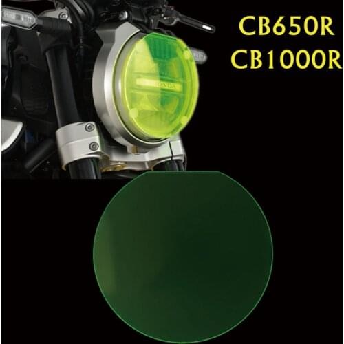Motorcycle Acrylic Front Headlight Guard Head Light Lens Cover Protector For HONDA CB650R CB 650R CB1000R CB 1000R 2018 2019
