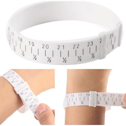 15-25cm Plastic Bracelet Bangle Gauge Sizer Jewelry Measure Wrist Size Tool Jewellery Making Tools for Jewelers Accessories