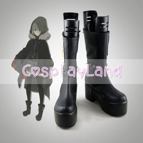 Fate Lord El-Melloi II Case Files Rail Zeppelin Grace Note Gray Cosplay Boots Shoes Women Costume Customized Accessories