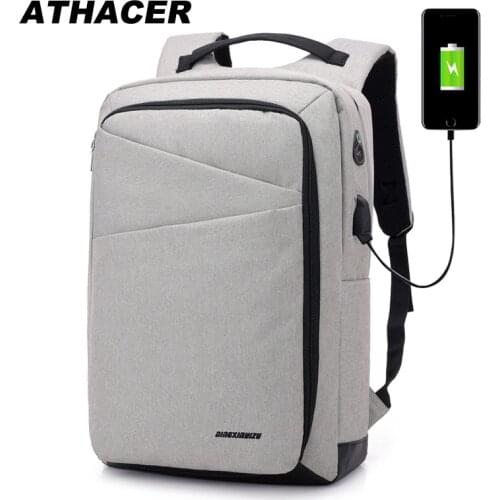 Athacer Wear-resistant Waterproof Backpack Men Laptop Functional School Bags Travel Stylish Business Sports Bags Male Women