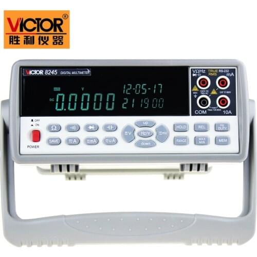 Victor VC8245 4 1/2 Bench Desktop Display With High Precision MULTIMETER Ture RMS with USB Interface