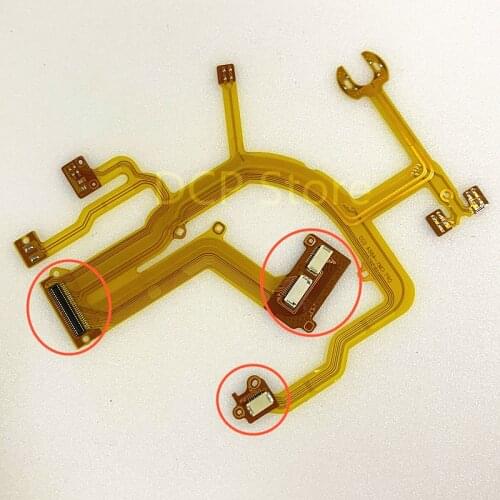 NEW Lens Main Flex Cable For Canon For PowerShot G10 G11 G12 Digital Camera Repair Part (With Socket)