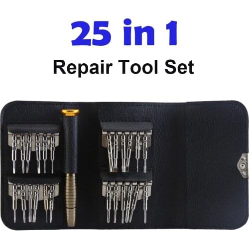 Screw Driver Set 25 In 1 Cell Phone Camera Tablet TV Repair Mini Screwdriver Opening Tool Kit