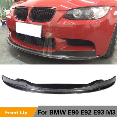 Carbon Fiber Front Bumper Lip Chin Spoiler for BMW 3 Series E90 E92 E93 M3 2008-2013 Car Styling