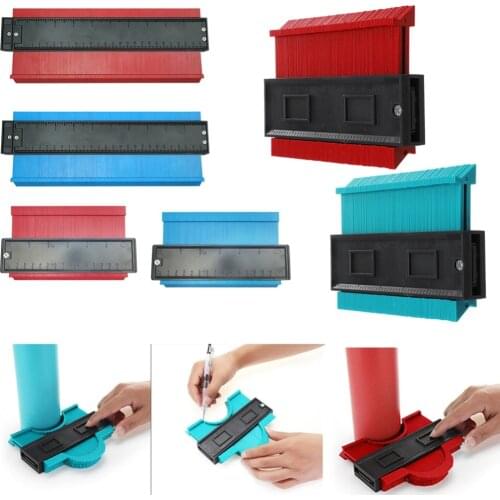 5-20inch Plastic Profile Copy Gauge Contour Gauge Duplicator Standard Wood Marking Tools Tiling Laminate Tiles General Tool