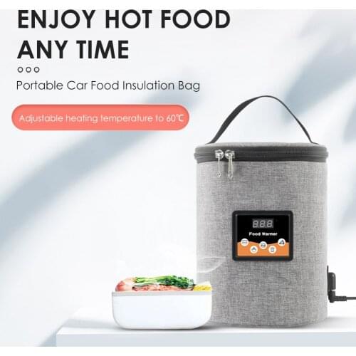 Large Capacity Car Milk Bottle Warmer Hanging Carrying Strap Buckle Design Portable Baby Bottle Bag Constant Temperature Heater