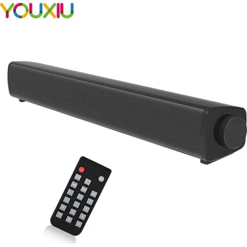 10W Portable Computer Speaker Bluetooth 5.0 Loudspeakers Wireless Mini Column Sound bar Stereo Surround Support TF USB for PC TV