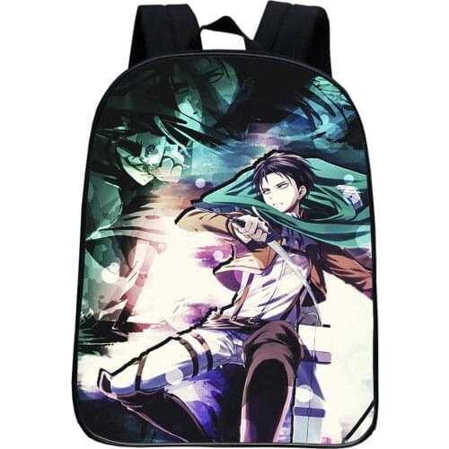 Attack On Titan Backpack Students Boys Girls Bags Fashion New Pattern Attack On Titan Schoolbag Teens Daily Backpack Travel Bag