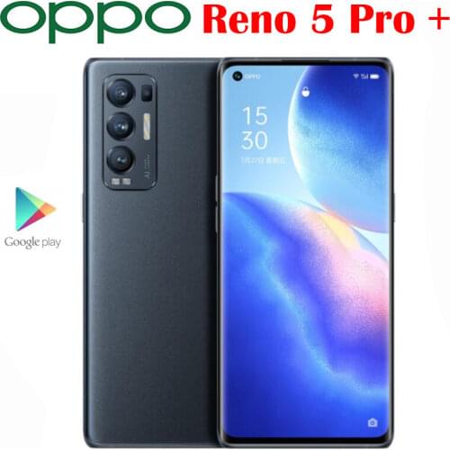 Original Official New OPPO Reno 5 Pro + Plus 5G Cell Phone Snapdragon 865 6.55inch AMOLED 4500Mah 65W SuperVOOC 50.0MP Camera