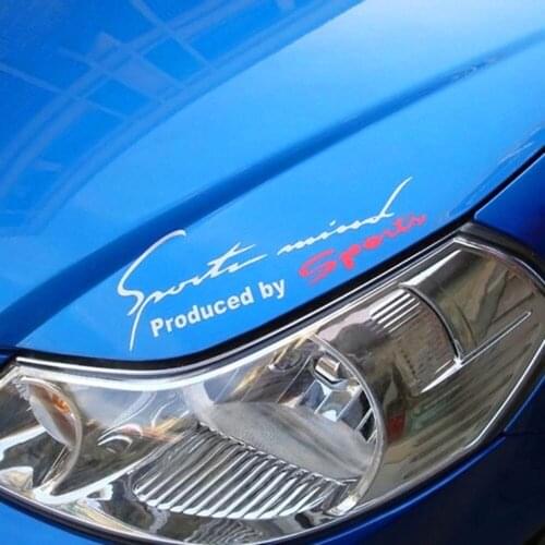 Personality Fashion Sport Racing Car Sticker and Decal window Windshield Waterproof Car Decorative KK Apply To Car Window window