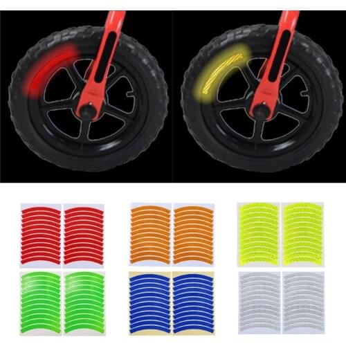 Reflective Sticker Safety Warning Tapes Waterproofs High Intensity Night Visibility Adhesive Decals for Motorcycle Bike