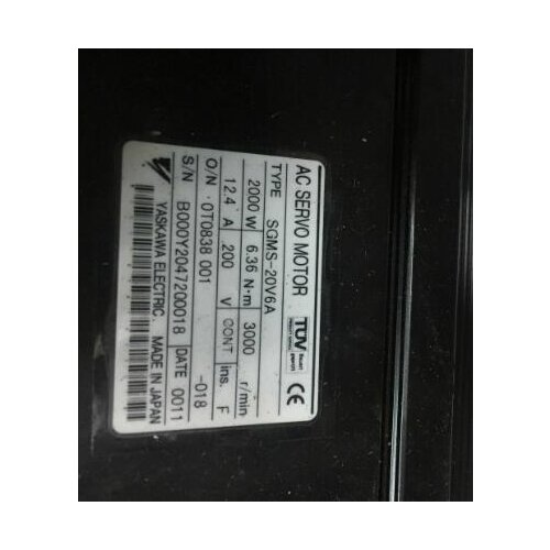 Servo motor SGMS-20V6A , Used one , 90% appearance new , 3 months warranty , fastly shipping