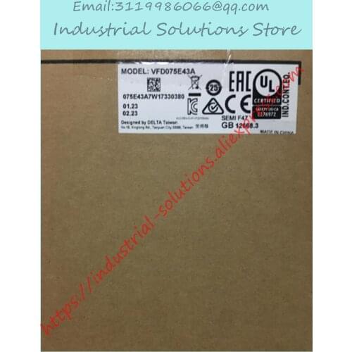 Input 3PH 380V Output 3PH Inverter VFD075E43A Series 7.5KW 10HP 0~480V 18A 0.1~600Hz