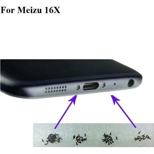 2pcs For mei zu 16X Meizu16 X Buttom Dock Screws Housing Screw nail tack For mei zu 16 X Meizu16X Phones Screw nail