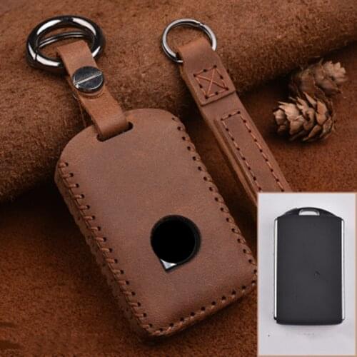 High Quality leather Car Key Case Holder bag For VOLVO S90 V90 XC90 XC60 XC40 T5 T6 T8 2017 2018 Keychain Accessories
