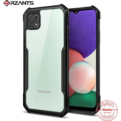 Rzants For Samsung Galaxy A22 4G 5G M32 Case Hard [Blade] Shockproof Slim Crystal Clear Cover funda Casing