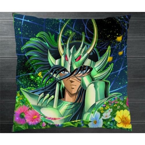 Saint Seiya Knights of the Zodiac Dragon Shiryu Fanart 2 Sides Pillowcase Pillow Case Cover Cosplay Gift BED/SOFA/CAR Decor New