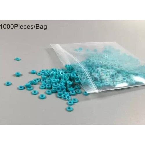 1000/Bag Orthodontic Separators Band Dental Rubber Molar Separator Blue Teeth Gap Rubber Elastic Ties