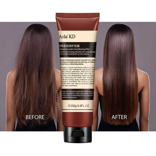 250ml Hair Mask Classic Fragrance Repair Nourishment Frizzy Dry Softening Conditioner Sage Extract Soy Amino Acid Hair Care