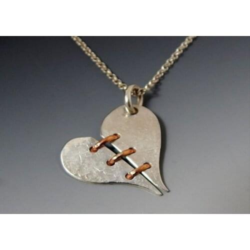 925 STERLING SILVER KALPLERİMİZ KNOTTED LADY NECKLACE