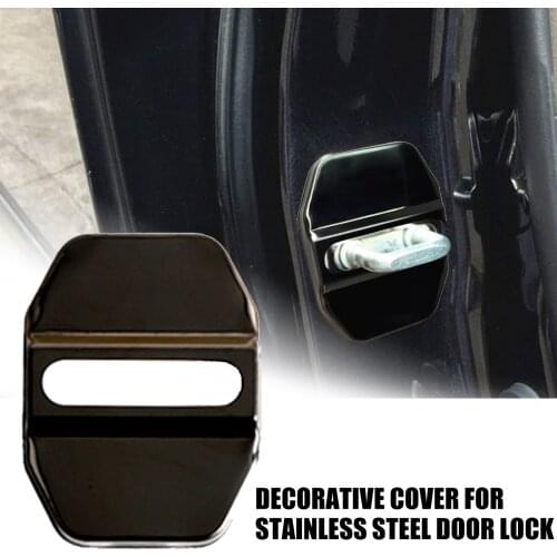 Car Door Lock Decoration Cover Door Check Arm Protection Auto Parts Durable Car Door Lock Cover For Mercedes-Benz