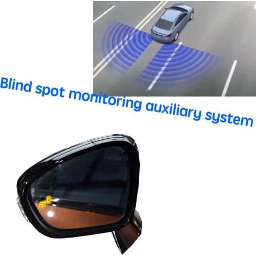 Car BSD BSM BSA Blind Area Spot Warning Drive Mirror Rear Radar Detection System For DS 6 2014~2020
