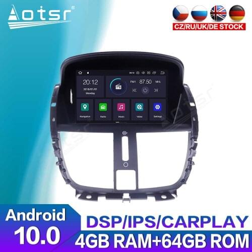 For Peugeot 207 2008 2009 2010 2013 2014 Android Radio Multimedia Player Carplay Car Screen GPS Navigation Auto Stereo Head Unit