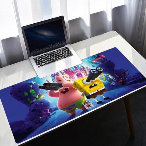 Mousepad SpongeBobes Gaming Pads Mouse Pad Oversize 900x400 Desk Mat Gamer Mousepad Large 800x300 Mousepad Gamer Accessories Rug