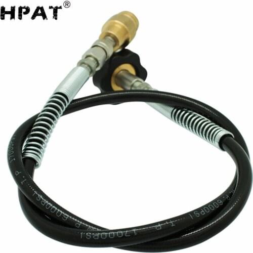 HPAT Adapter High-Pressure Hose for Larger CO2 Bottles Soda Club Sodatream Can Be Operated by Hand