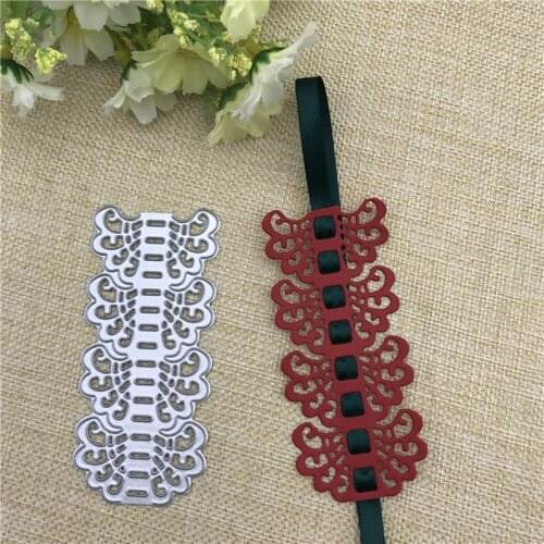 Lace Flower Edge Border Metal Cutting Dies For DIY Scrapbooking Album Embossing Paper Cards Decorative Crafts