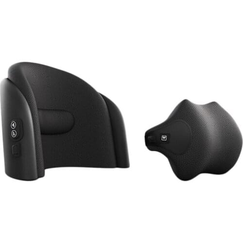 Car Neck and Back Massager Pillow, Seat Back Support Headrest Simulation Human Massage for Travel Home Office