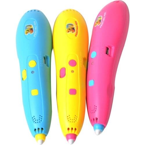 2020 New 3D Printing Pen Safe Low Temperature DIY Drawing Doodle Plastic PCL Filament For Kids Student Children