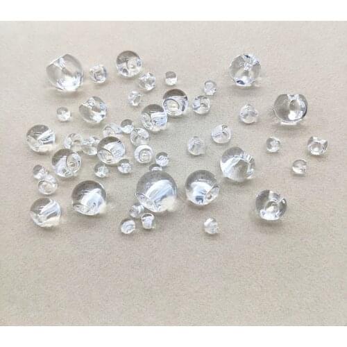New arrival! (choose size) Clear Slippery Ball-shape beads for Headdress accessories Earrings parts,hand Made Jewelry DIY