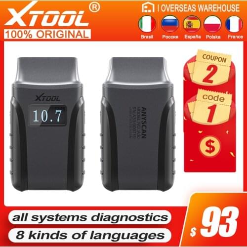 New XTOOL Anyscan A30 OBD2 Full system Auto Diagnostic tool OBD2 Code Reads Scanner Support EPB Oil Reset All Free Update
