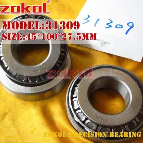 ZOKOL bearing 31309 27309E Tapered Roller Bearing 45*100*27.5mm