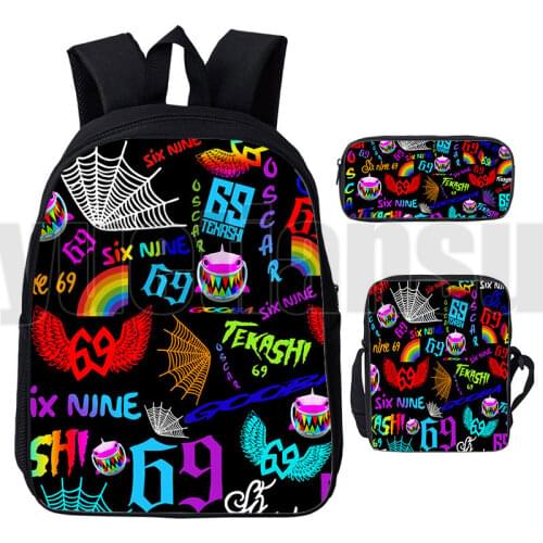 3D Gooba 6ix9ine Backpack Teenager Bookbag Girls School Bags Laptop Penbox Shoulderbag Women HipHop Travel Rucksack 69 Mochila